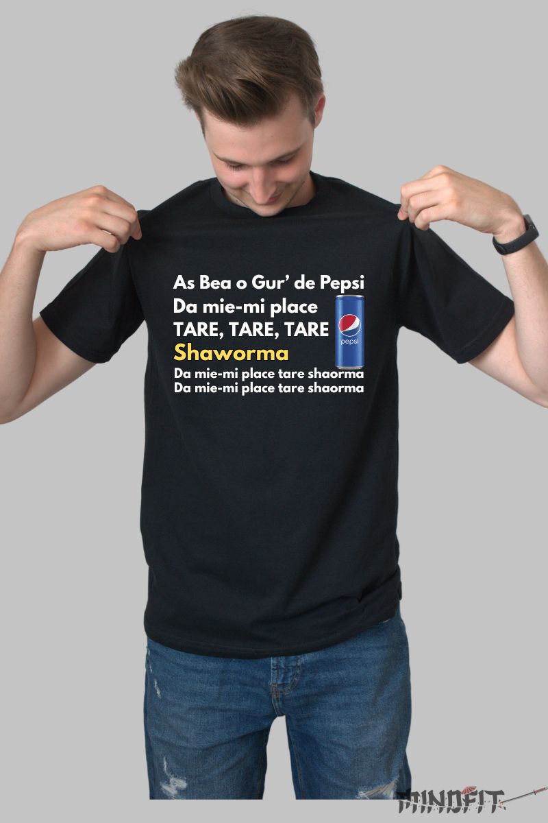 Tricou Amuzant Viral "Shaorma"