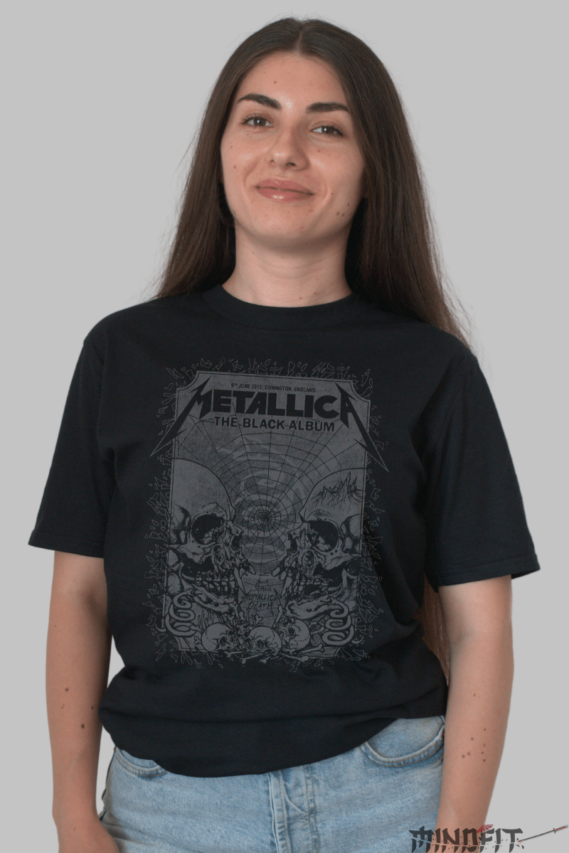 Tricou Cu Metallica The Black Album Legacy dama negru