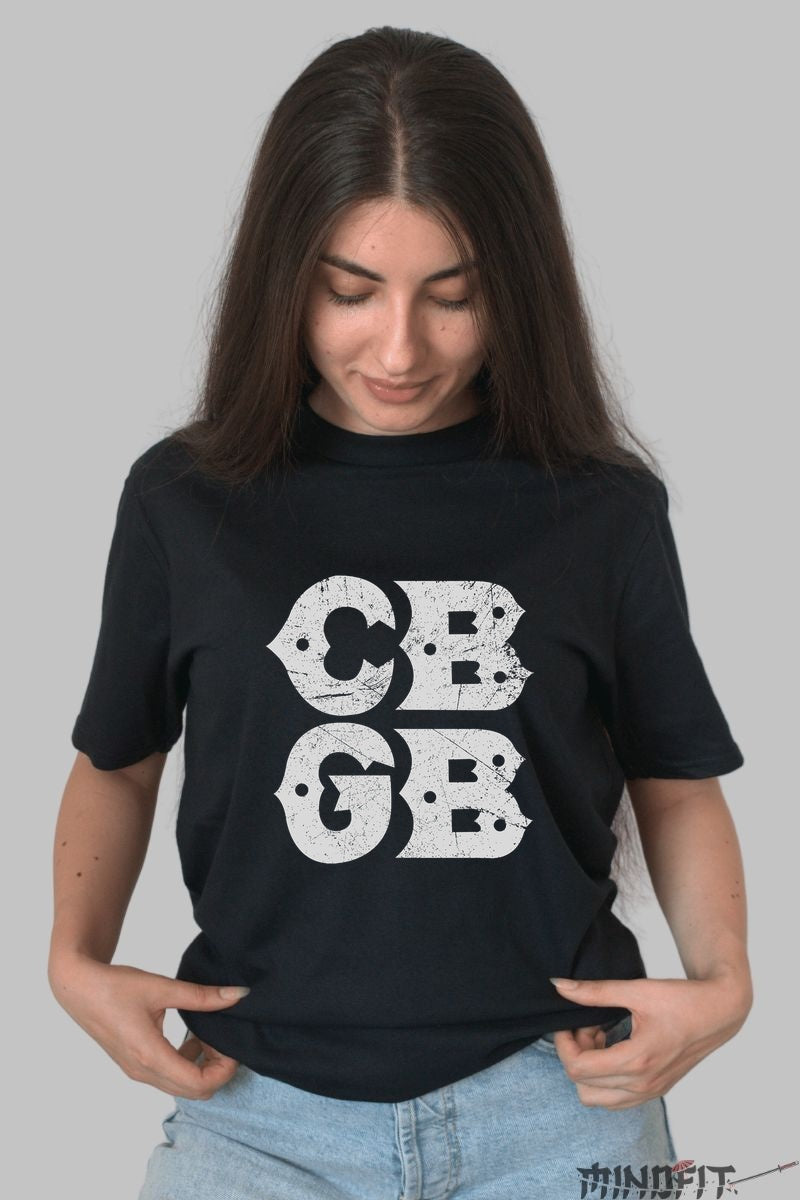 Tricou Rock CBGB Classic Bold dama negru