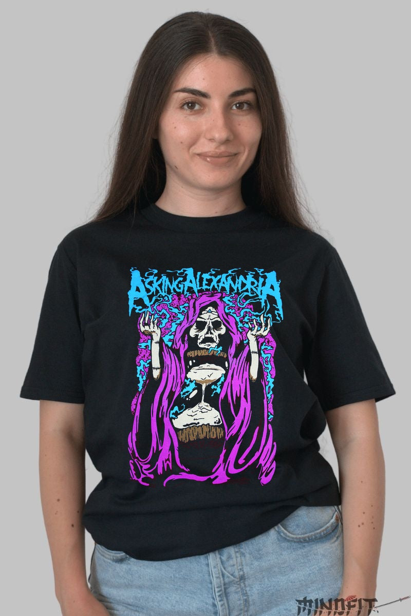 Tricou Asking Alexandria - Reaper Chronos Edition dama negru