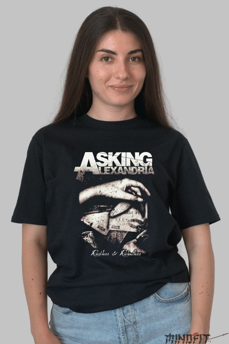 Tricou Asking Alexandria - Reckless & Relentless dama negru