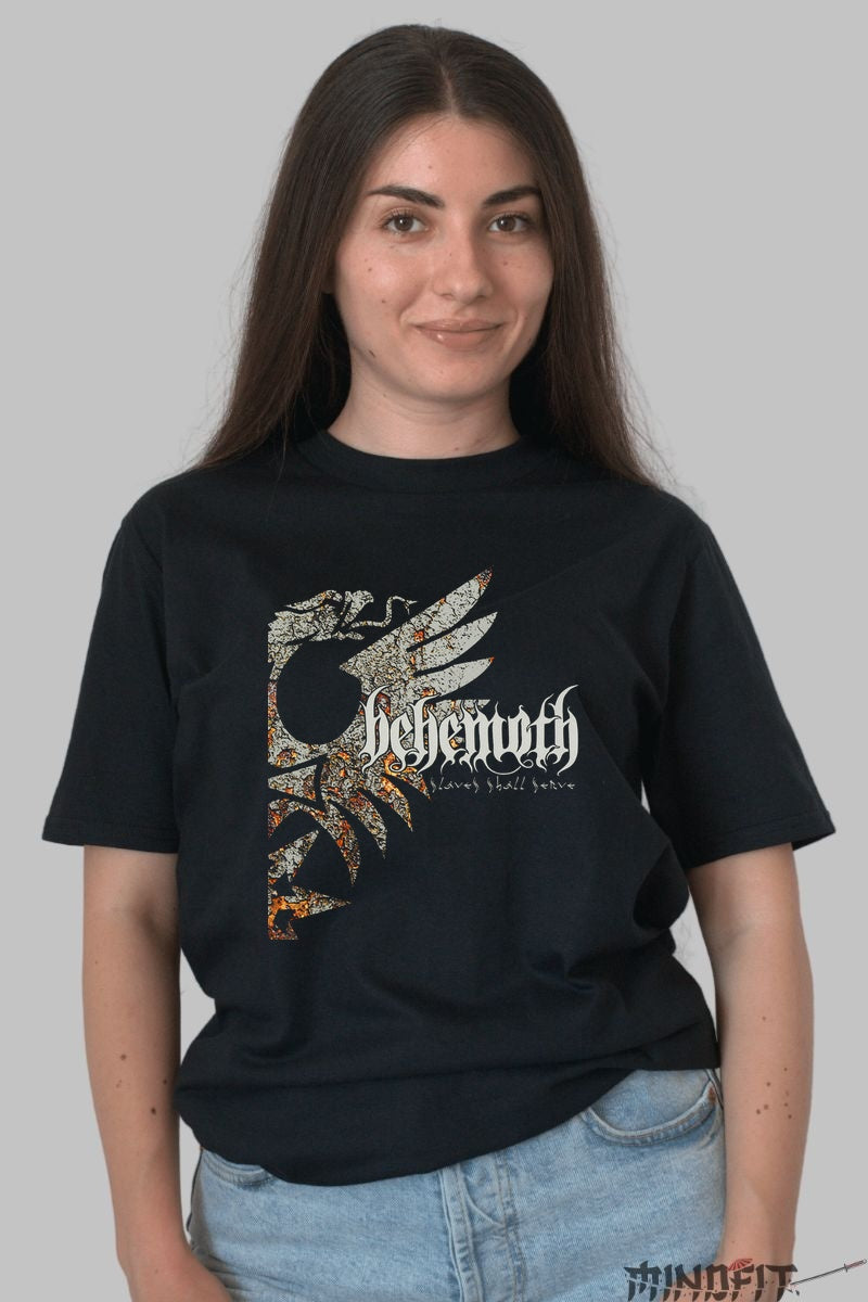 Tricou Behemoth - Slaves Shall Serve Edition fata negru