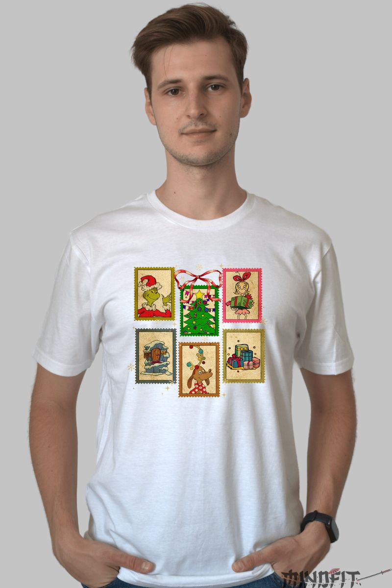Tricou De Craciun - Cadouri Si Spirite Festive barbat alb
