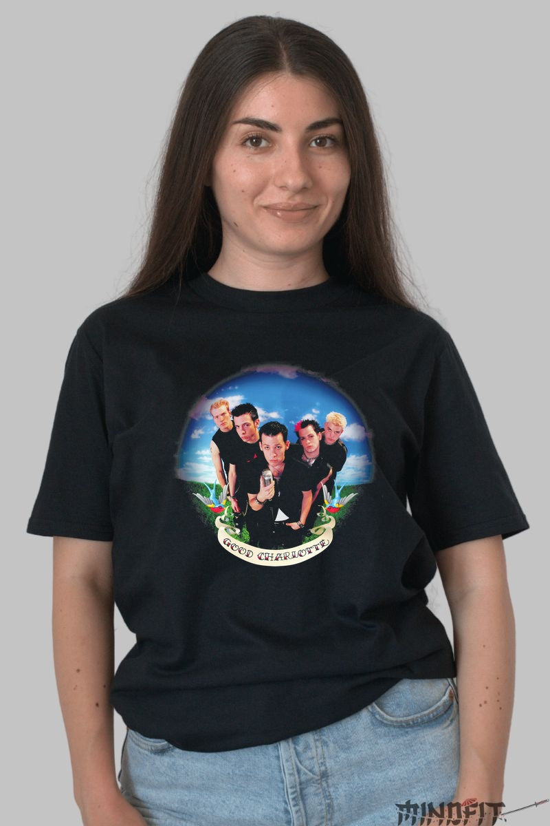 Tricou Good Charlotte - Vibe Pop-Punk Nostalgic dama negru