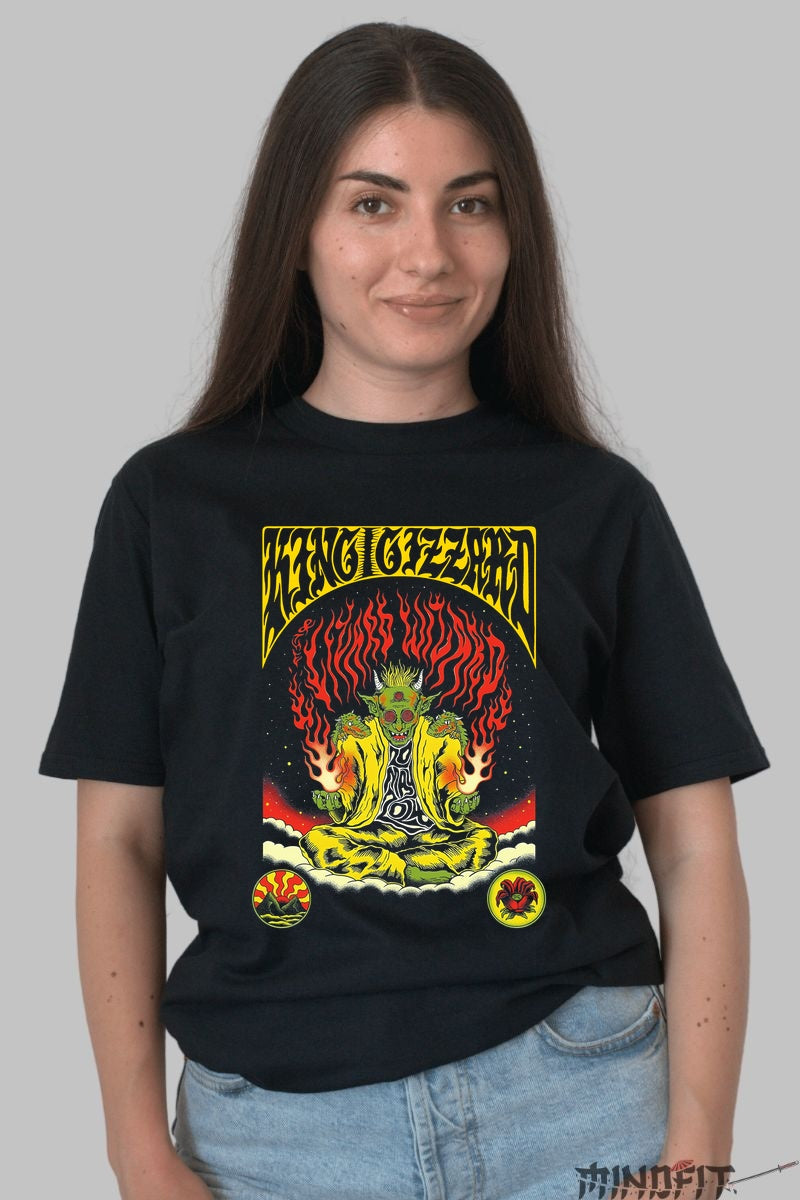 Tricou King Gizzard - Psychedelic Flames dama negru
