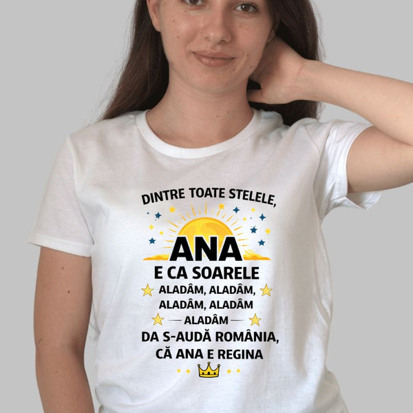 Tricou Personalizat Cu Nume – Dintre Toate Stelele