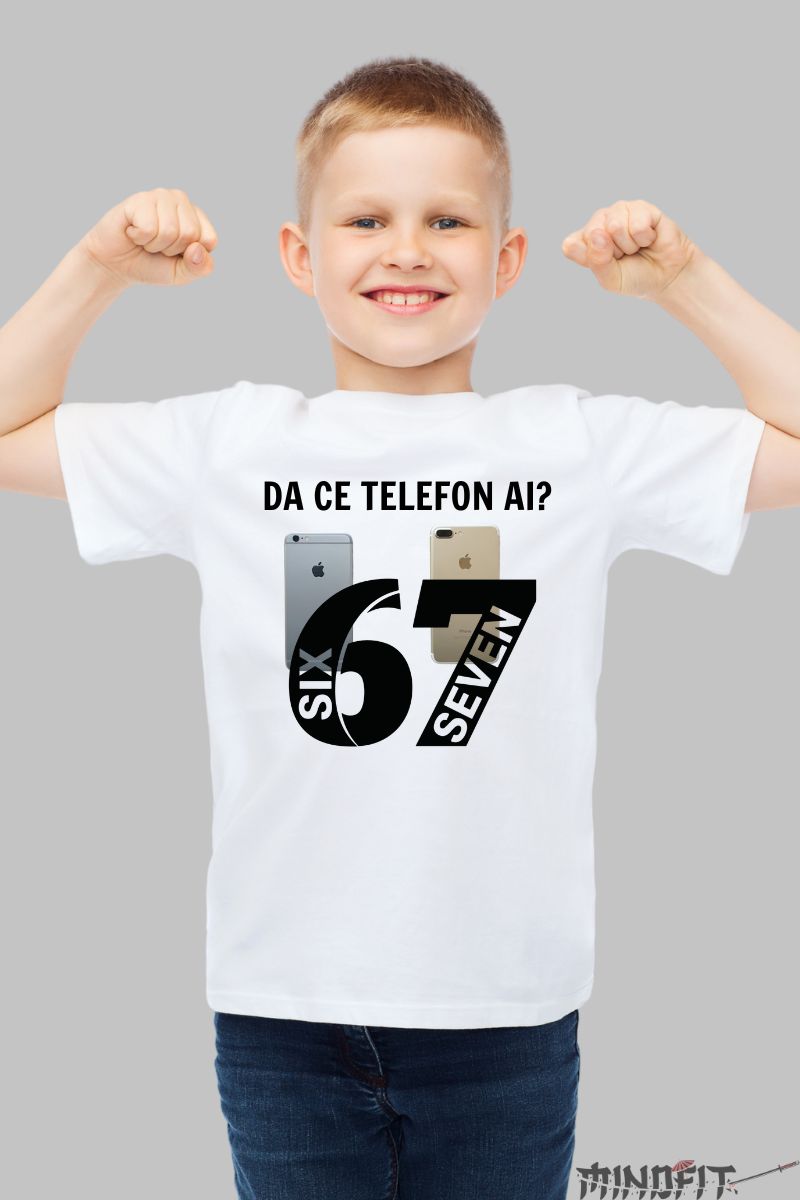 Tricou Amuzant Copil – Iphone Six Seven