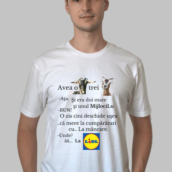 Capra Cu Trei Iezi - Tricou Personalizat TikTok