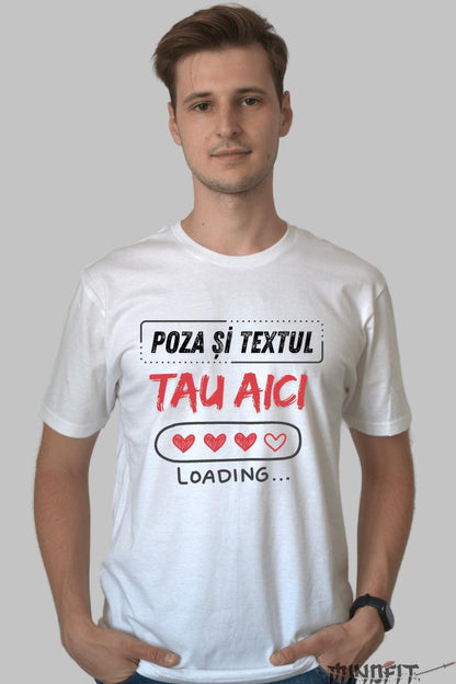 Tricou Personalizat Cu Poza Si Textul Tau