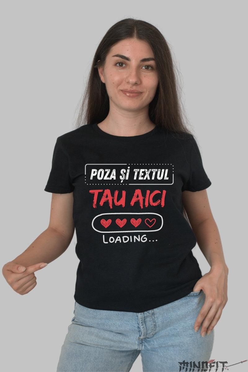 Tricou Personalizat Cu Poza Si Textul Tau