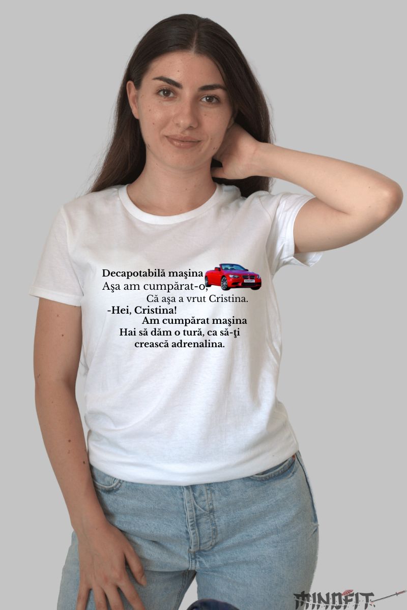 Masina Decapotabila - Tricou Personalizat TikTok