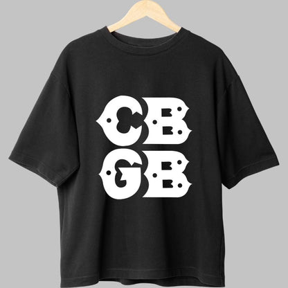 Tricou Rock CBGB White Bold fata negru