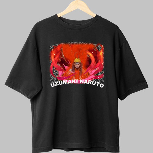 Tricou Anime Naruto Ultimate Power negru fata