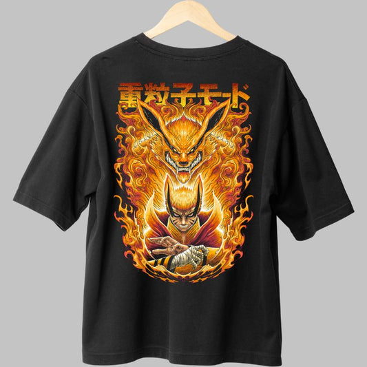 Tricou Naruto Baryon God Mode negru spate