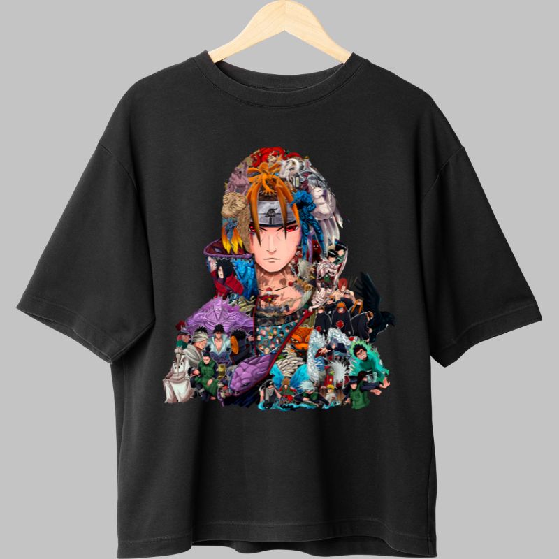 Tricou Naruto Itachi And His Story negru fata