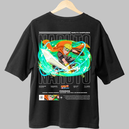 Tricou Naruto Sword V2 negru spate