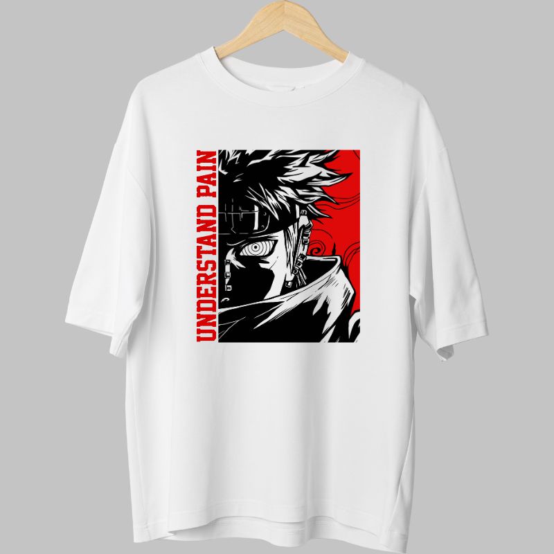 Tricou Naruto Understand Pain alb fata