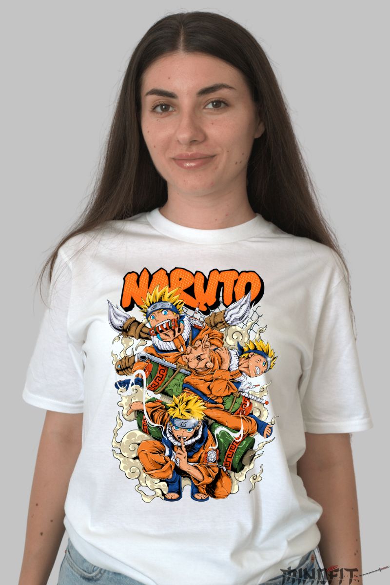 Tricou Naruto Unfiltered Energy dama alb fata