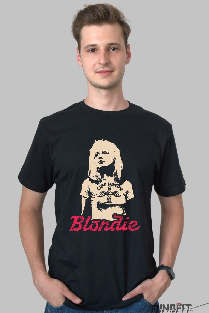 Tricou Rock Blondie Camp Funtime barbat negru