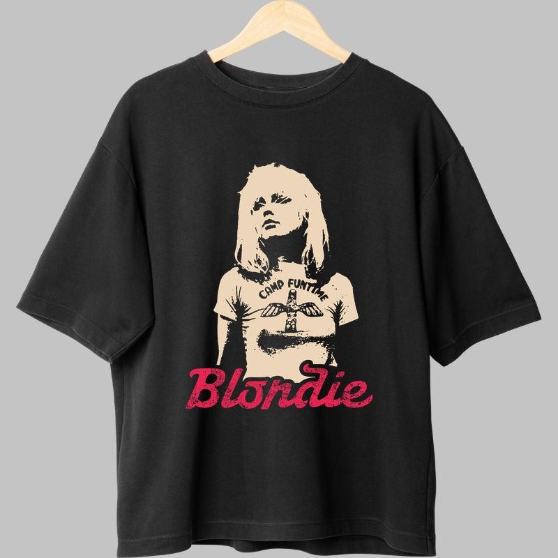 Tricou Rock Blondie Camp Funtime fata negru