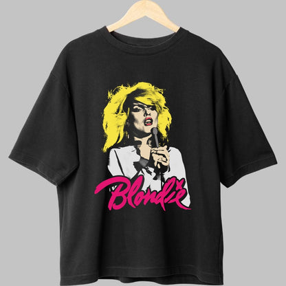 Tricou Rock Blondie Live Icon fata negru