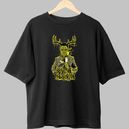 Tricou Rock Bring Me The Horizon Antler Vision fata negru