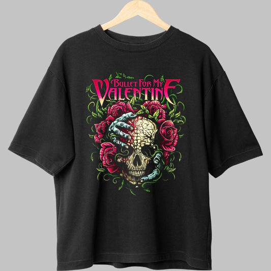 Tricou Rock Bullet For My Valentine Deadly Roses fata negru