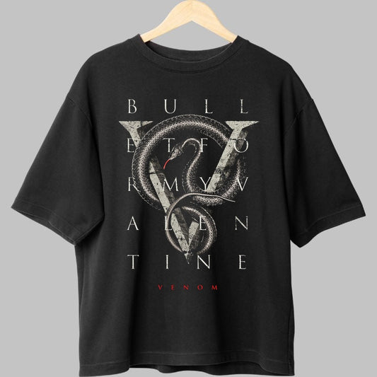 Tricou Rock Bullet For My Valentine Venom Snake fata negru