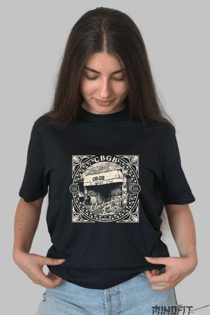 Tricou Rock -CBGB Iconic Front dama negru