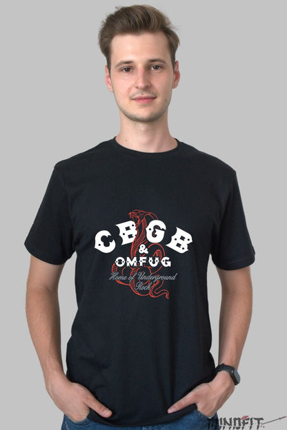 Tricou Rock CBGB Snake Underground barbat negru