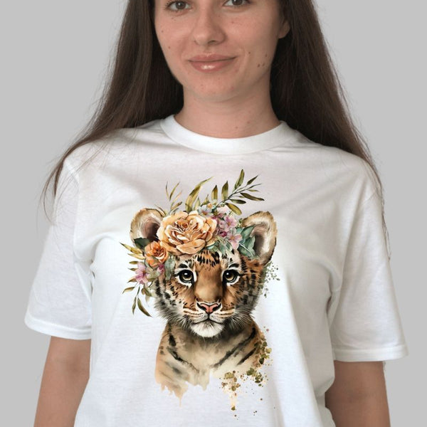 Tricou Cu Tigru Pui