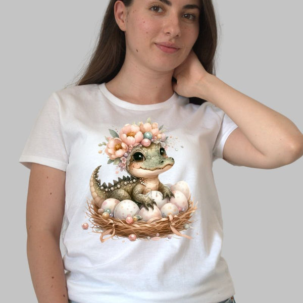 Tricou cu Crocodil Simpatic