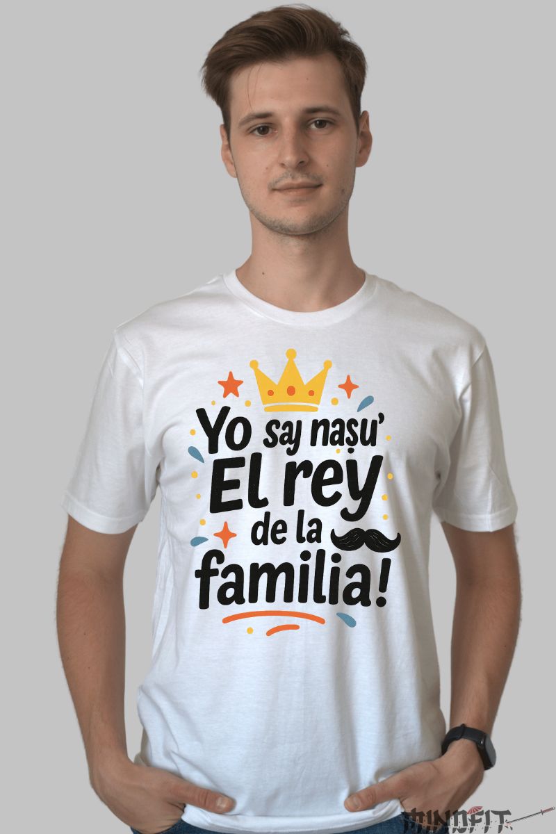 Tricou cu Mesaj Amuzant Yo Say Nasu barbat alb fata