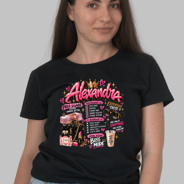 Tricou Amuzant - Boss Mode Expensive Taste