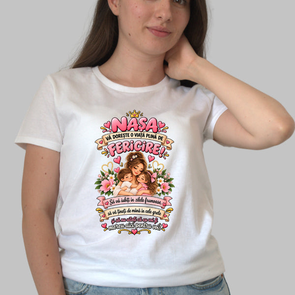 Tricou Amuzant – Nasa Va Doreste O Viata Plina De Fericire