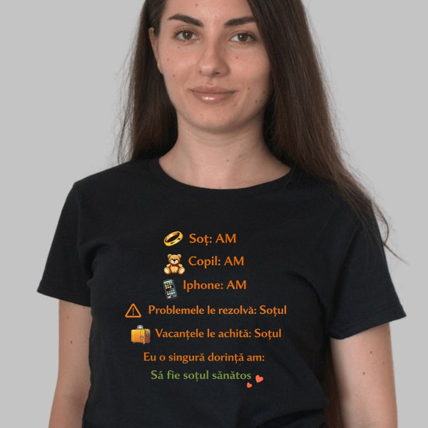 Tricou Amuzant - Sa Fie Sotul Sanatos