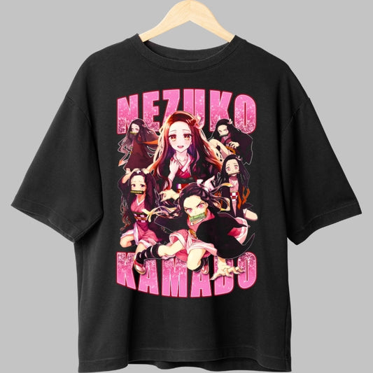 Tricou Anime Demon Slayer - Nezuko Kamado Multiforma fata