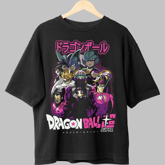 Tricou Anime Dragon Ball Super Characters Collage fata