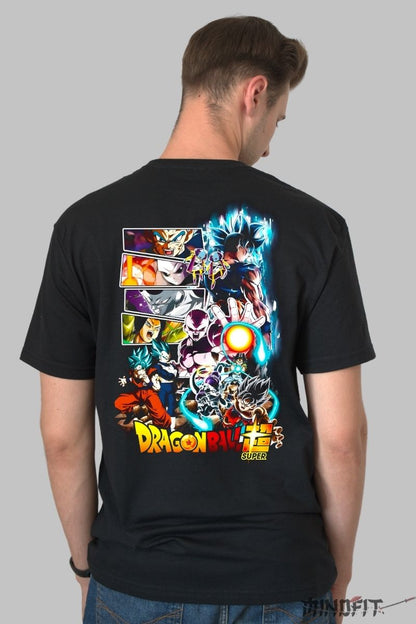 Tricou Anime Dragon Ball Tournament of Power barbat negru