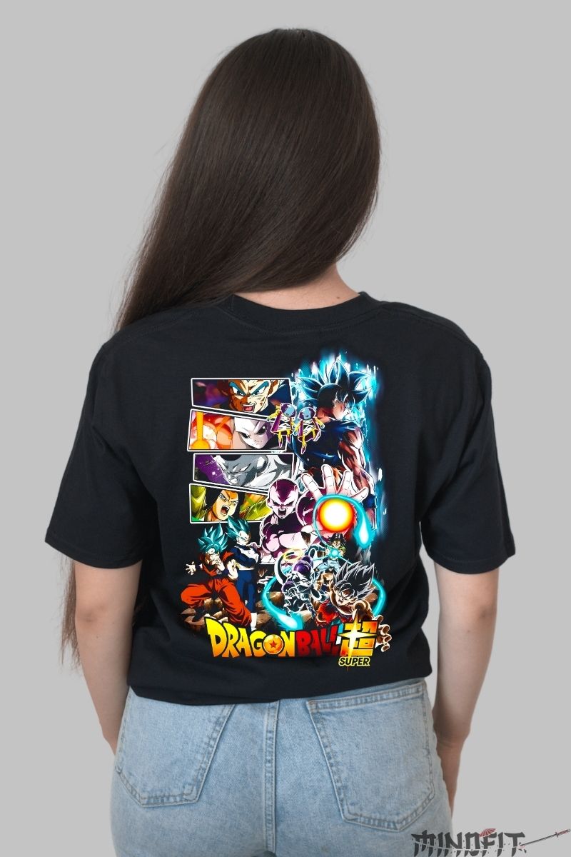 Tricou Anime Dragon Ball Tournament of Power dama negru