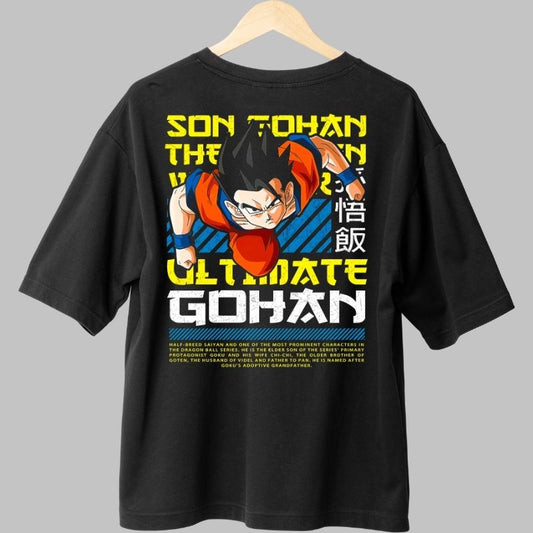 Tricou Anime Dragon Ball -Ultimate Gohan negru fata