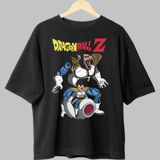 Tricou Anime Dragon Ball -Vegeta si Marele Maimutar negru
