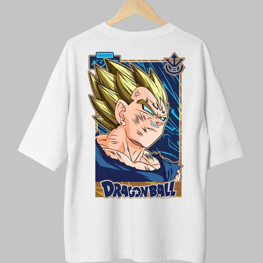 Tricou Anime Dragon Ball Vegeta Super Saiyan Card fata