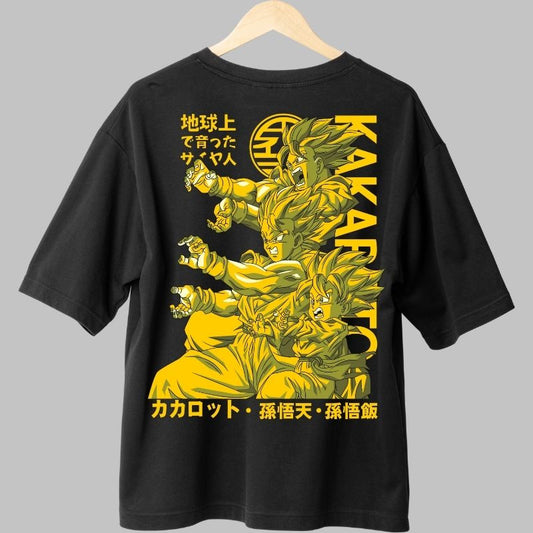 Tricou Anime Dragon Ball Z Kakarot Saiyan Power spate