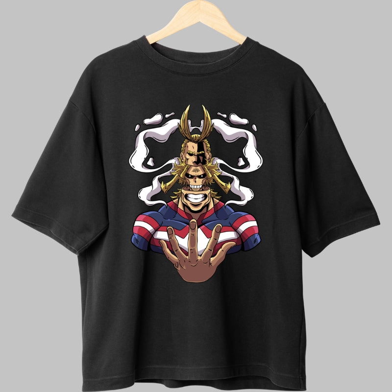 Tricou Anime My Hero Academia - All Might Simbolul Penei Fata