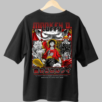 Tricou Anime One Piece - Luffy Gear Fifth Determinare Totala spate