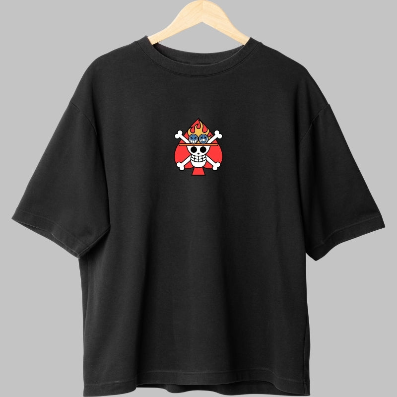 Tricou Anime One Piece - Portgas D. Ace Flacara Legendara fata