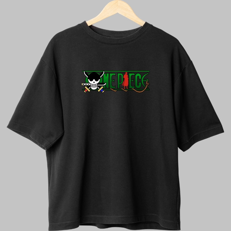 Tricou Anime One Piece - Roronoa Zoro Comori si Spirit de Lup fata