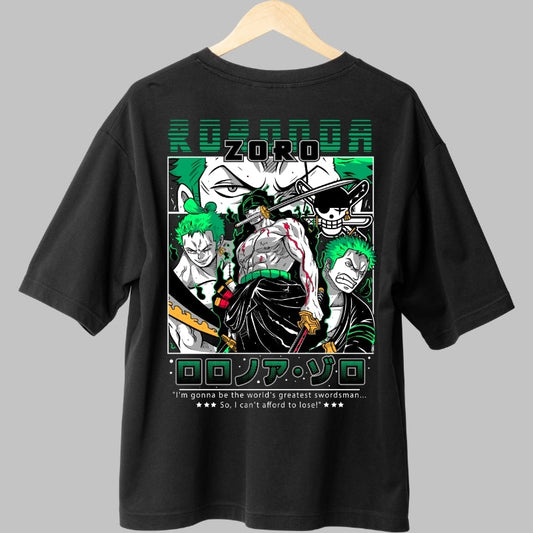 Tricou Anime One Piece - Zoro Sabia Onoarei spate