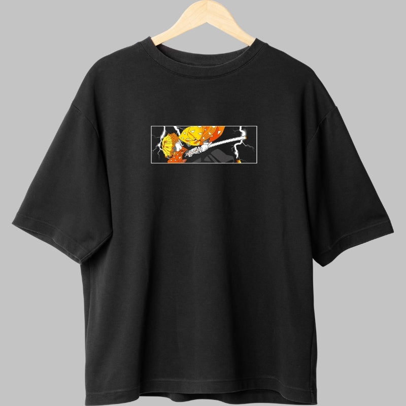 Tricou Anime Zenitsu - Fulgerul Primului Stil Fata